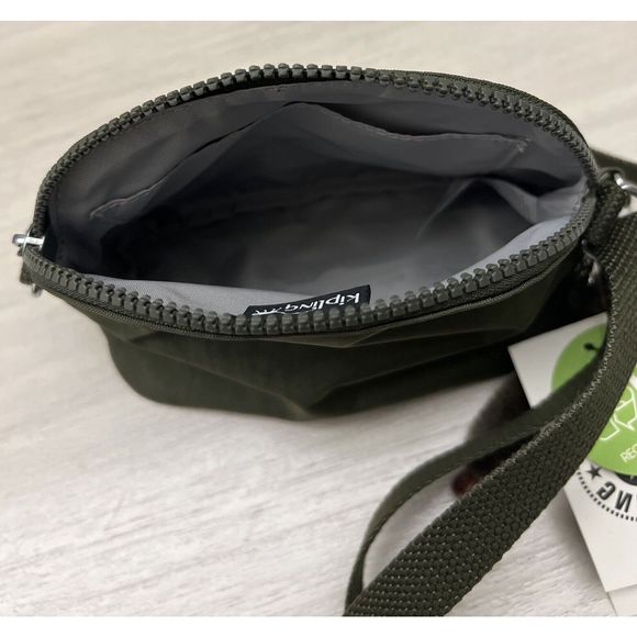 Kipling KI9342 Women's DORY Mini Crossbody Bag - Jaded Green Tonal - NEW! - Picture 6 of 8